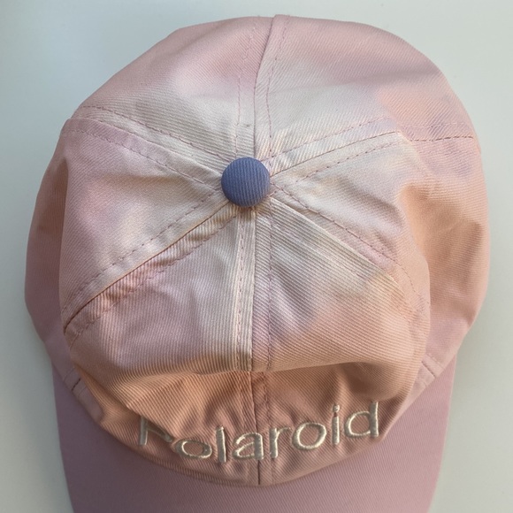 3/$20 Polaroid pastel pink/purple “dad cap” - Picture 2 of 5